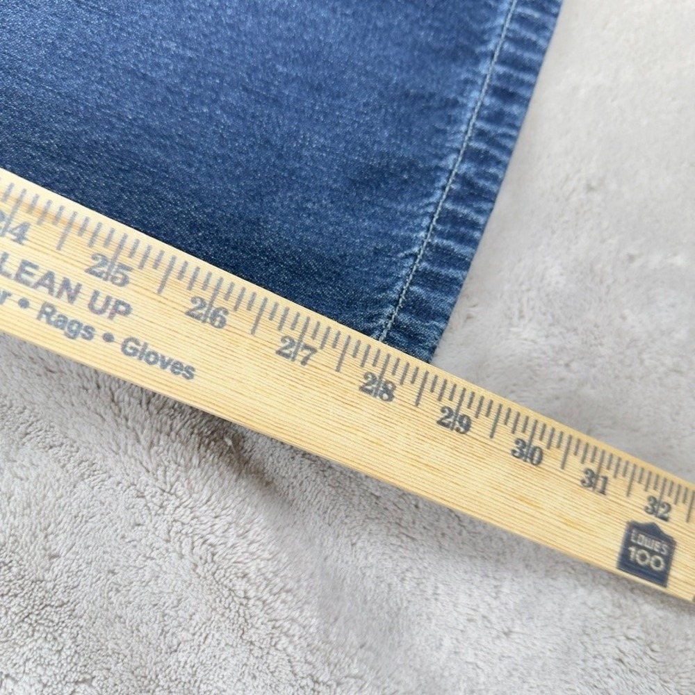 Free People We The Free Wide Leg Pleated Jeans Blue Denim Size 27 NWT - Picture 8 of 12